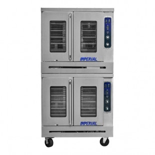 Imperial Range PCVE-2 Double-Deck Two-Door Electric Convection Oven with Two-Speed Motor - 208V, 1 Phase Imperial Range PCVE-2 Double-Deck Two-Door Electric Convection Oven with Two-Speed Motor - 208V, 1 Phase