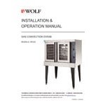 Wolf by Vulcan WC44GD-11D3 Double Deck Full Size Natural Gas Convection Oven - 100,000 BTU