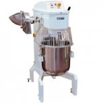 Doyon BTF060 60 Qt. Commercial Planetary Floor Mixer with Guard - 208/240V, 1 Phase, 4 hp