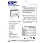 Pitco® SGM24-D MegaFry Liquid Propane 140-150 lb. Floor Fryer with Digital Controls - 165,000 BTU
