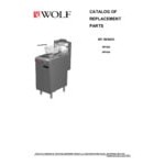 Wolf by Vulcan WF300-1 35-40 lb. Natural Gas Floor Fryer - 90,000 BTU