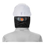 Ergodyne N-Ferno 6840 Black 2-Layer Chin-Length Winter Hard Hat Liner with Fleece Lining 16840