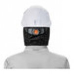 Ergodyne N-Ferno 6840 Black 2-Layer Chin-Length Winter Hard Hat Liner with Fleece Lining 16840