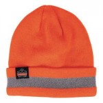 Ergodyne N-Ferno 6840 Black 2-Layer Chin-Length Winter Hard Hat Liner with Fleece Lining 16840