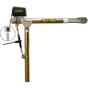 OZ Lifting Products Tele-Pro Davit Crane with 12V DC Electric Winch and Telescoping Arm OZTP1200DAV-DCW - 1200 lb. Capacity OZ Lifting Products Tele-Pro Davit Crane with 12V DC Electric Winch and Telescoping Arm OZTP1200DAV-DCW - 1200 lb. Capacity