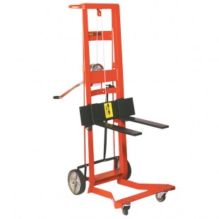 Wesco Industrial Products 750 lb. 4 Wheel Steel Winch Pedalift with 3