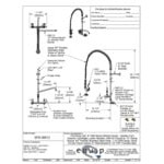 Equip by T&S 5PR-8W12 Wall Mounted 35 3/4 Equip by T&S 5PR-8W12 Wall Mounted 35 3/4