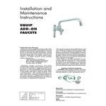Equip by T&S 5PR-8W12 Wall Mounted 35 3/4 Equip by T&S 5PR-8W12 Wall Mounted 35 3/4