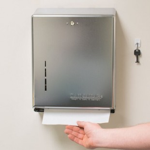 San Jamar T1900XC Chrome C-Fold / Multi-Fold Towel Dispenser San Jamar T1900XC Chrome C-Fold / Multi-Fold Towel Dispenser