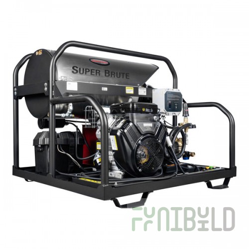 Simpson 65110 Super Brute Hot Water Pressure Washer with Vanguard Engine and 50' Hose - 3,500 PSI; 5.5 GPM