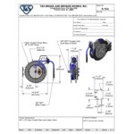 T&S B-7232 35' Open Hose Reel with 3/8