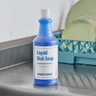 Advantage Chemicals 32 oz. Fresh Concentrated Liquid Dish Soap - 12/Case