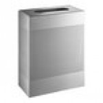 Rubbermaid® FGSR18SSPL Silhouettes Stainless Steel Designer Rectangular Trash Can - 22.5 Gallon