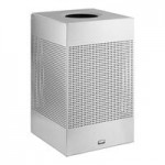 Rubbermaid® FGSR18SSPL Silhouettes Stainless Steel Designer Rectangular Trash Can - 22.5 Gallon