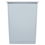 Rubbermaid® FG352000GRAY Untouchable 21 Gallon Gray Half Round Trash Can