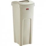 Rubbermaid® FG352000GRAY Untouchable 21 Gallon Gray Half Round Trash Can Rubbermaid® FG352000GRAY Untouchable 21 Gallon Gray Half Round Trash Can
