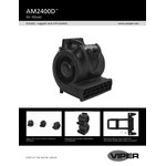 Viper 50000390 BV3 3-Speed Air Mover with Thermal Protection - 2400 CFM; 1/3 hp