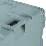 Cambro UPCS400401 Ultra Pan Carrier® S-Series Slate Blue Front Loading Insulated Food Pan Carrier with Menu Clip / Pocket - Holds 6 Pans Cambro UPCS400401 Ultra Pan Carrier® S-Series Slate Blue Front Loading Insulated Food Pan Carrier with Menu Clip / Pocket - Holds 6 Pans