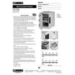 Cambro UPCS400401 Ultra Pan Carrier® S-Series Slate Blue Front Loading Insulated Food Pan Carrier with Menu Clip / Pocket - Holds 6 Pans Cambro UPCS400401 Ultra Pan Carrier® S-Series Slate Blue Front Loading Insulated Food Pan Carrier with Menu Clip / Pocket - Holds 6 Pans