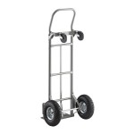 Lavex 500 lb. Gray 2-in-1 Convertible Hand Truck With 10
