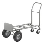 Lavex 500 lb. Gray 2-in-1 Convertible Hand Truck With 10