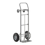 Lavex 500 lb. Gray 2-in-1 Convertible Hand Truck With 10