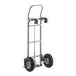 Lavex 500 lb. Gray 2-in-1 Convertible Hand Truck With 10