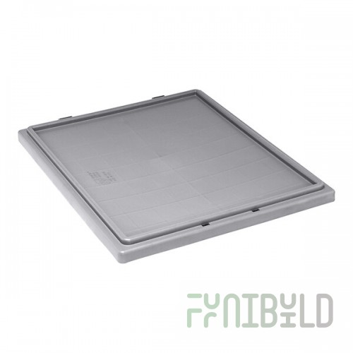 Quantum LID231GY Gray Lid for SNT225GY and SNT230GY Stack and Nest Totes