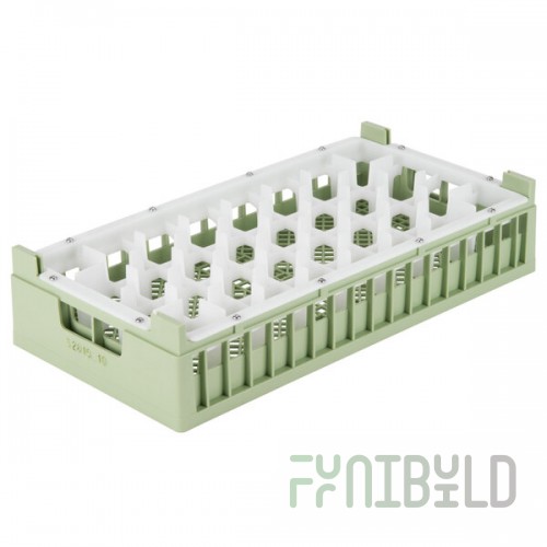 Vollrath 52834 Signature Half-Size Light Green 32-Compartment 10 3/8