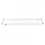 Metro AW25C Super Erecta Chrome Triple Level Post-Type Wall Mount Mid Unit for 14