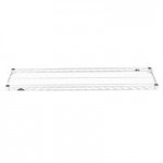 Metro AW25C Super Erecta Chrome Triple Level Post-Type Wall Mount Mid Unit for 14