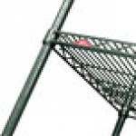 Metro 5AN517K3 Super Erecta Metroseal Green Adjustable Wire Stationary Add-On Shelving Unit - 24