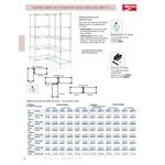 Metro 5AN517K3 Super Erecta Metroseal Green Adjustable Wire Stationary Add-On Shelving Unit - 24