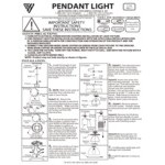 Canarm Polo Brushed Nickel Modern Pendant Light - 120V, 100W Canarm Polo Brushed Nickel Modern Pendant Light - 120V, 100W