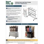 National Public Seating 42-8-60 Folding Chair / Table / Coat Storage and Transport Dolly