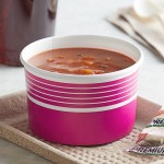 Choice 16 oz. Pink Paper Frozen Yogurt / Soup / Food Cup - 1,000/Case