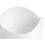 Choice 9 oz. Extra Large White Paper French Fry Scoop / Tray - 1,000/Case Choice 9 oz. Extra Large White Paper French Fry Scoop / Tray - 1,000/Case