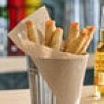 Choice Natural Kraft Wire Cone Basket Liner / Deli Wrap / Double Open Bag 9