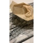 Choice Natural Kraft Wire Cone Basket Liner / Deli Wrap / Double Open Bag 9