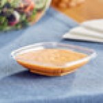 Visions 8 oz. Clear PET Plastic Square Catering / Serving Bowl - 125/Pack Visions 8 oz. Clear PET Plastic Square Catering / Serving Bowl - 125/Pack