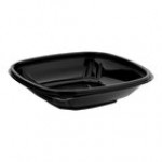 Visions 8 oz. Clear PET Plastic Square Catering / Serving Bowl - 125/Pack Visions 8 oz. Clear PET Plastic Square Catering / Serving Bowl - 125/Pack