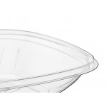 Visions 8 oz. Clear PET Plastic Square Catering / Serving Bowl - 125/Pack Visions 8 oz. Clear PET Plastic Square Catering / Serving Bowl - 125/Pack