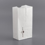Bagcraft Packaging 300294 4 lb. Dubl-Wax® White Bag - 1,000/Case