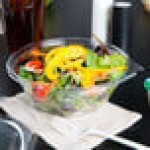 Dart SafeSeal 24 oz. Plastic Tamper-Resistant, Tamper-Evident Bowl with Dome Lid - 150/Case