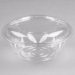 Dart SafeSeal 24 oz. Plastic Tamper-Resistant, Tamper-Evident Bowl with Dome Lid - 150/Case