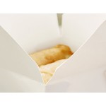 Choice White Microwavable Folded Paper #1 Take-Out Customizable Container 4 3/8 Choice White Microwavable Folded Paper #1 Take-Out Customizable Container 4 3/8