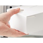 Choice White Microwavable Folded Paper #1 Take-Out Customizable Container 4 3/8 Choice White Microwavable Folded Paper #1 Take-Out Customizable Container 4 3/8