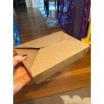 Choice White Microwavable Folded Paper #1 Take-Out Customizable Container 4 3/8 Choice White Microwavable Folded Paper #1 Take-Out Customizable Container 4 3/8
