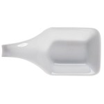 CAC PTS-44 Bright White Party Collection 1.5 oz. Porcelain Spoon - 72/Case