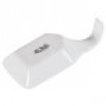 CAC PTS-44 Bright White Party Collection 1.5 oz. Porcelain Spoon - 72/Case